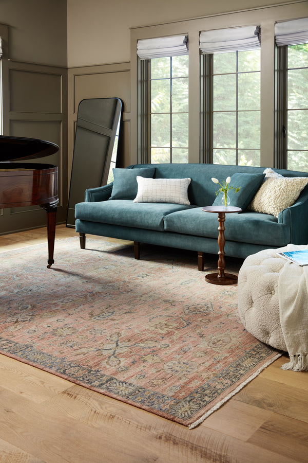 Khorasan KHO-2302 9' x 12' Handmade Rug KHO2302-912  Warm Grey, Ash, Khaki, Sage, Pearl Surya