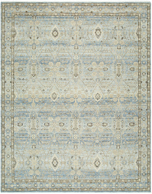 Khorasan KHO-2304 9' x 12' Handmade Rug KHO2304-912  Ash, Sage, Light Silver Surya