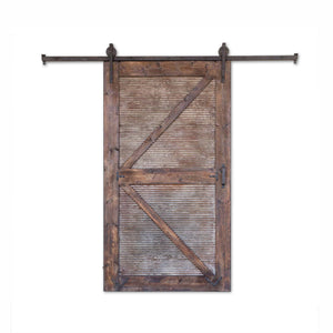 Park Hill Sliding Barn Door with Rail Hardware EHR80863