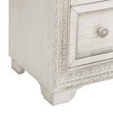 Camila 9 Drawer Door Chest White with Cream Finish P269125S Pulaski Furniture