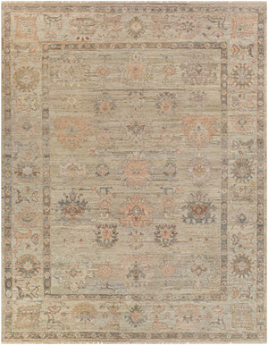 Khotan KHT-2300 9' x 12' Handmade Rug KHT2300-912  Light Gray, Camel, Sage, Medium Brown Surya