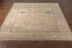 Khotan KHT-2300 9' x 12' Handmade Rug KHT2300-912  Light Gray, Camel, Sage, Medium Brown Surya