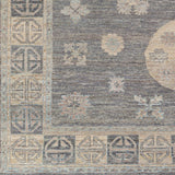Khotan KHT-2301 9' x 12' Handmade Rug KHT2301-912  Dark Blue, Medium Gray, Medium Brown Surya