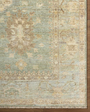 Surya Khotan Hand Knotted Wool Accent Rug with Geometric Central Asian Motifs and Fringe 2' x 3' Rectangle KHT2304-23