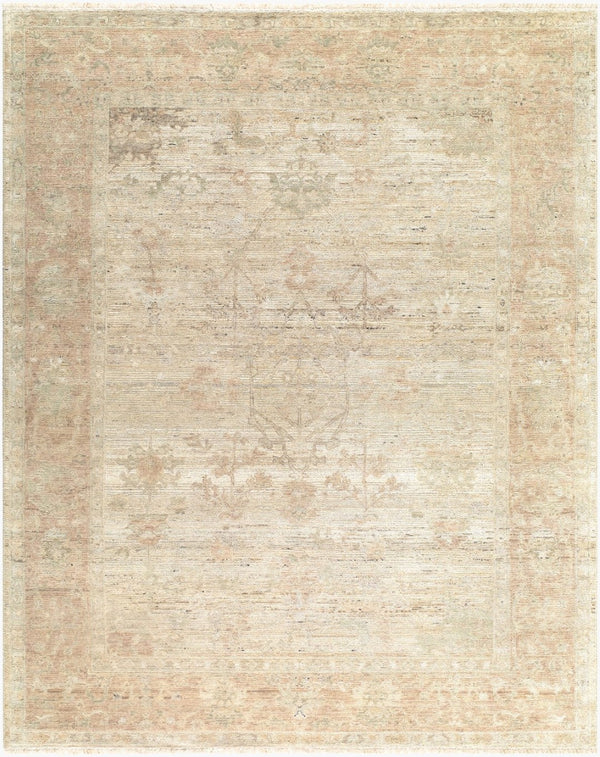 Surya Khotan Hand Knotted Wool Area Rug Geometric Medallion Central Asian Entryway Accent 6' x 9' Rectangle KHT2305-69