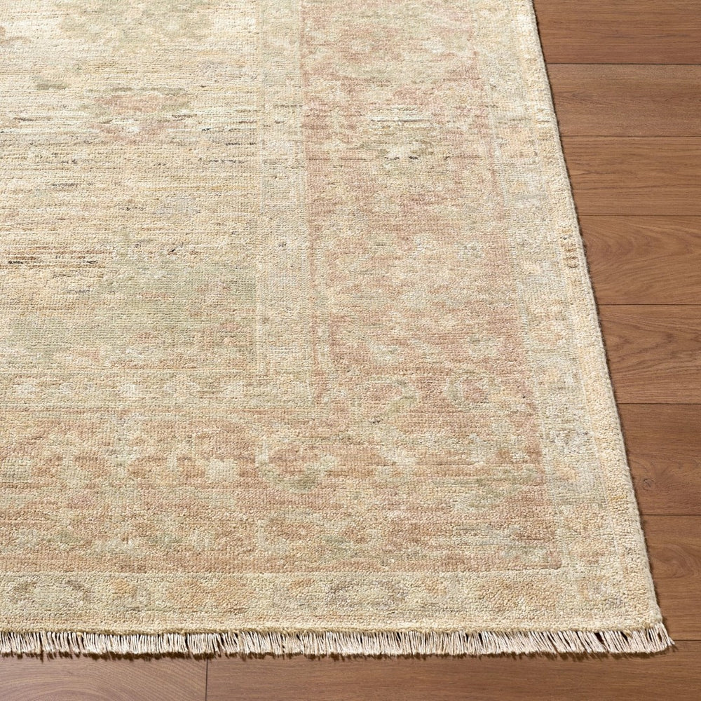 Surya Khotan Hand Knotted Wool Area Rug Geometric Medallion Central Asian Entryway Accent 6' x 9' Rectangle KHT2305-69