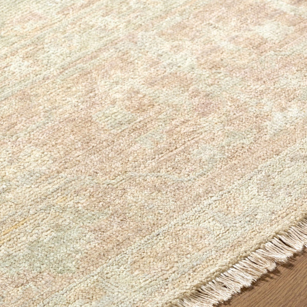 Surya Khotan Hand Knotted Wool Area Rug Geometric Medallion Central Asian Entryway Accent 6' x 9' Rectangle KHT2305-69