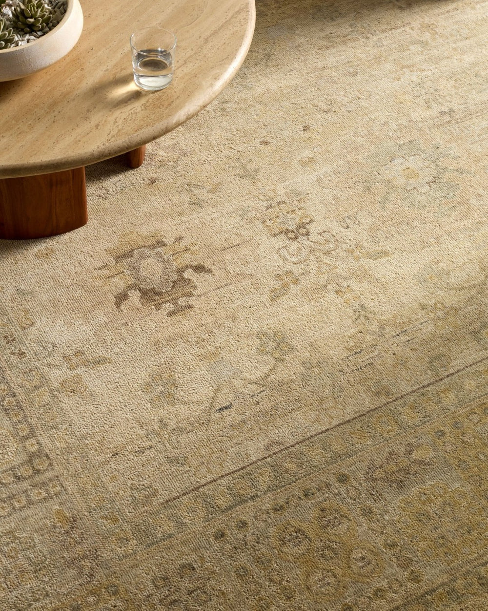 Surya Khotan Hand Knotted Wool Area Rug with Geometric Medallions for Entryways and Bedside 8' x 10' Rectangle KHT2306-810