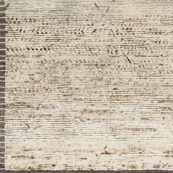 Surya Khyber Handmade 2' X 3' Bohemian Rug - Unique Global Style, Soft Medium Pile, Perfect For Any Room! Brown Wool Khy2301-23