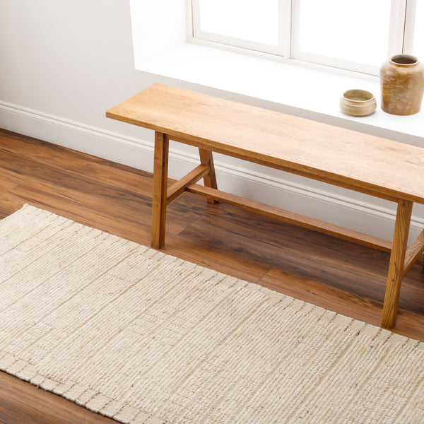 Khyber KHY-2303 2'6" x 8' Runner Handmade Rug KHY2303-268  Wheat, Beige, Dark Brown Surya