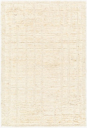 Surya Khyber Handmade 2' X 3' Bohemian Rug - Unique Global Style, Soft Medium Pile, Perfect For Any Room! Light Gray Wool Khy2305-23