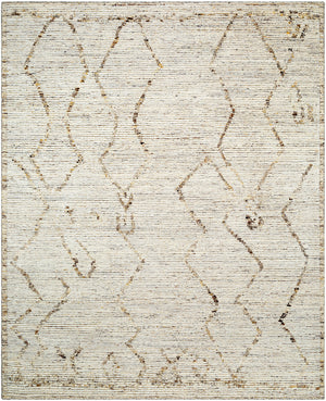 Khyber KHY-2308 9' x 12' Handmade Rug KHY2308-912  Light Silver, Ash, Warm Grey, Off-White, Prairie Dust, Sage Surya