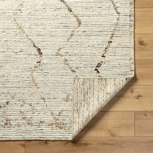 Khyber KHY-2308 9' x 12' Handmade Rug KHY2308-912  Light Silver, Ash, Warm Grey, Off-White, Prairie Dust, Sage Surya