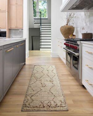 Surya Khyber Handmade 2' X 3' Bohemian Rug - Unique Global Style, Soft Medium Pile, Perfect For Any Room! Ivory Wool Khy2308-23