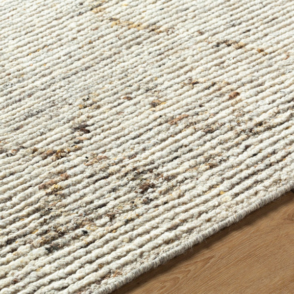 Surya Khyber Handmade 2' X 3' Bohemian Rug - Unique Global Style, Soft Medium Pile, Perfect For Any Room! Ivory Wool Khy2308-23