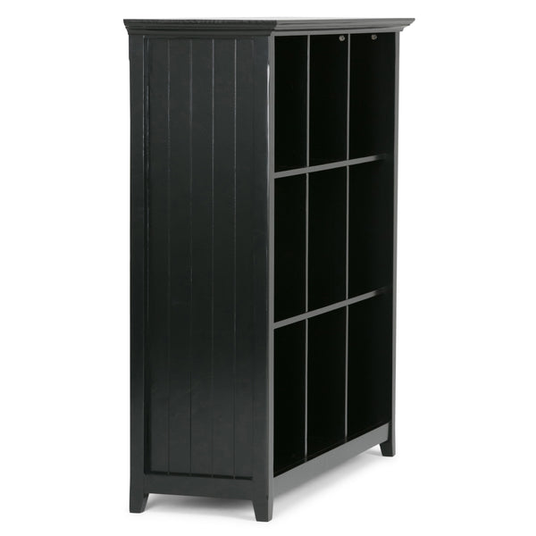 English Elm Acadian 9-Cube Bookcase Storage Unit - Timeless Black Design For Home & Office Organization Needs B136P158450