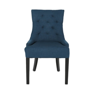 English Elm Cheney Tufted Upholstered Dining Chair Set with Solid Wood Legs for Modern Rooms 54181.00FNBLU