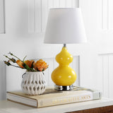 Safavieh Eva Double Mini Table Lamp Yellow KID4086H