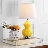 Safavieh Eva Double Mini Table Lamp Yellow KID4086H