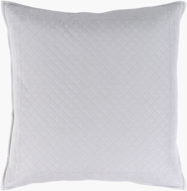 Surya Kiley Kie-2000 Sham - Rustic Charm & Cozy Vibes For Your Decor, Durable Cotton Blend, Made In India White Cotton,Cotton,Polyester,Polyfill Kie2000-es