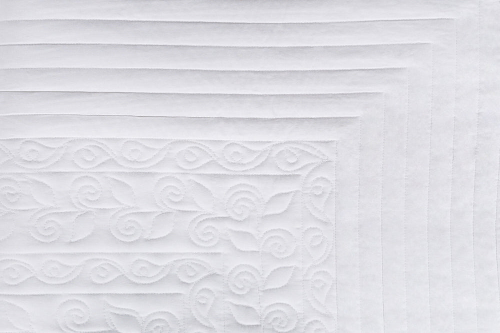 Surya Kiley Kie-2000 Sham - Rustic Charm & Cozy Vibes For Your Decor, Durable Cotton Blend, Made In India White Cotton,Cotton,Polyester,Polyfill Kie2000-es