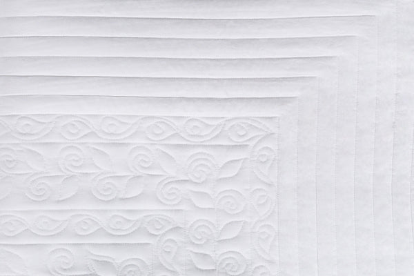 Surya Kiley Kie-2000 Sham - Rustic Charm & Cozy Vibes For Your Decor, Durable Cotton Blend, Made In India White Cotton,Cotton,Polyester,Polyfill Kie2000-s