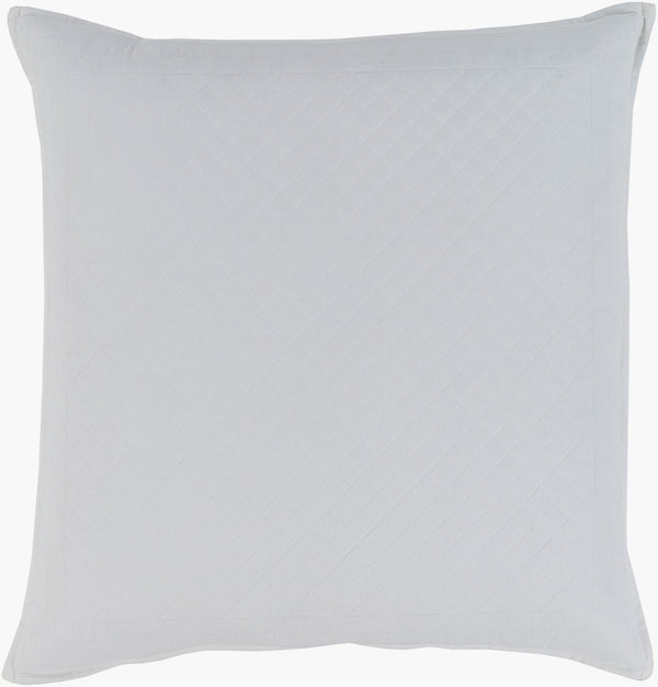 Surya Kiley Kie-2000 Sham - Rustic Charm & Cozy Vibes For Your Decor, Durable Cotton Blend, Made In India Light Slate Cotton,Cotton,Polyester,Polyfill Kie2001-es