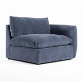 VIG Furniture Divani Casa Kinsey - Modern Blue Fabric Modular Right Facing Seat VGKK-KF.8035-RAF1.5-NAVY