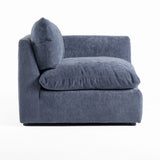 VIG Furniture Divani Casa Kinsey - Modern Blue Fabric Modular Sectional Sofa VGKK-KF.8035-SECT-NAVY