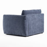 VIG Furniture Divani Casa Kinsey - Modern Blue Fabric Modular Right Facing Seat VGKK-KF.8035-RAF1.5-NAVY