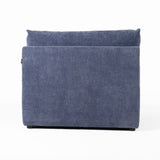 VIG Furniture Divani Casa Kinsey - Modern Blue Fabric Modular Armless Seat VGKK-KF.8035-1.5SEAT-NAVY