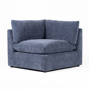 VIG Furniture Divani Casa Kinsey - Modern Blue Fabric Modular Corner Seat VGKK-KF.8035-CORNER-NAVY