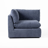 VIG Furniture Divani Casa Kinsey - Modern Blue Fabric Modular Corner Seat VGKK-KF.8035-CORNER-NAVY