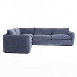 VIG Furniture Divani Casa Kinsey - Modern Blue Fabric Modular Sectional Sofa VGKK-KF.8035-SECT-NAVY