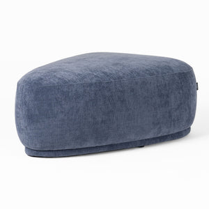 VIG Furniture Divani Casa Kinsey - Modern Blue Large River Rock Ottoman VGKK-KF.D2015-LRG-NAVY