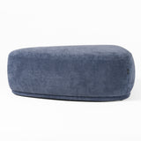 VIG Furniture Divani Casa Kinsey - Modern Blue Large River Rock Ottoman VGKK-KF.D2015-LRG-NAVY