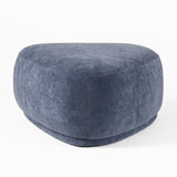 VIG Furniture Divani Casa Kinsey - Modern Blue Large River Rock Ottoman VGKK-KF.D2015-LRG-NAVY