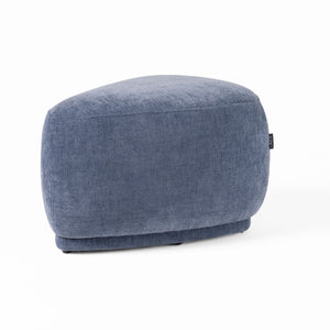 VIG Furniture Divani Casa Kinsey - Modern Blue Small River Rock Ottoman VGKK-KF.D2015-SML-NAVY