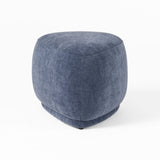 VIG Furniture Divani Casa Kinsey - Modern Blue Small River Rock Ottoman VGKK-KF.D2015-SML-NAVY