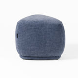 VIG Furniture Divani Casa Kinsey - Modern Blue Small River Rock Ottoman VGKK-KF.D2015-SML-NAVY