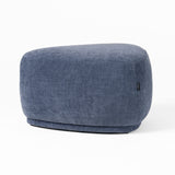 VIG Furniture Divani Casa Kinsey - Modern Blue Small River Rock Ottoman VGKK-KF.D2015-SML-NAVY