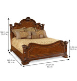 A.R.T. Furniture Old World California King Estate Bed 143157-2606 Brown 143157-2606