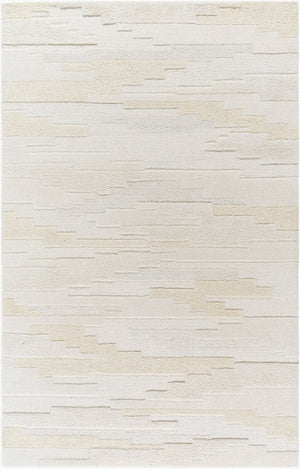Livabliss Kinsley Hand-tufted Wool Accent Rug Artisan India Plush High Pile Art Deco Style Ivory, Cream 2' x 3' KIS2301-23