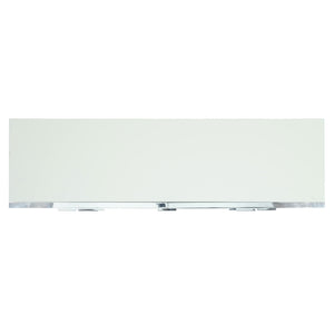 Bernhardt Bernhardt Parkhurst Dresser – High-Sheen White Lacquer, Polished Stainless Steel Frame, 7 Drawer Storage 382051