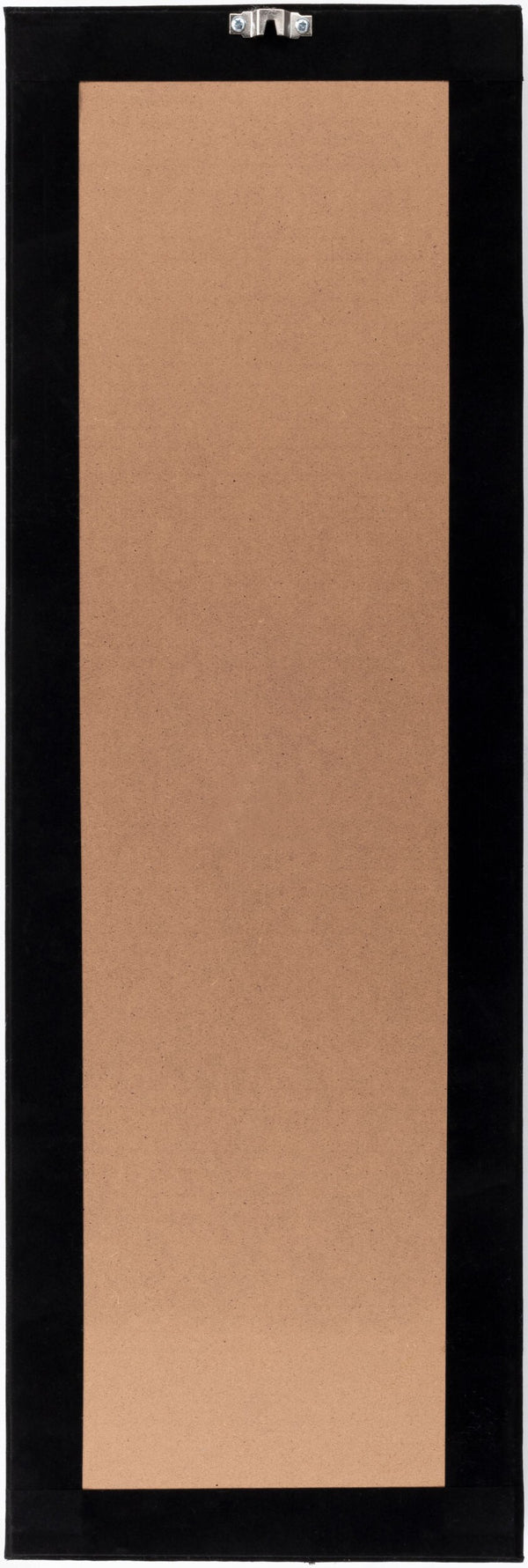 Surya Kislay 35"H X 12"W Framed Art - Modern Decor Accent For Home Or Office, Easy Care & Warranty Main, Blue,Frame, Paper,Polystyrene Kiy001-1235