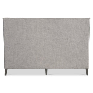 Bernhardt Bernhardt Menton King Panel Bed — Upholstered Modernist Headboard, Butterfly Flange & Sutton Feet (96) K2052