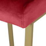 Christopher Knight Home® - Noble House - Toucanet Modern Glam Velvet Barstools - Set of 2