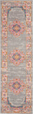 Nourison Passion PSN03 Machine Made Power-loomed Ornamental Border Indoor Only Bohemian Vintage Rug Grey, Grey 100% Polypropylene 99446397850