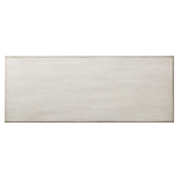 Homelegance By Top-Line Maude Wood Scroll Sofa Table White Veneer