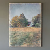 Distressed Watercolor Homestead Print On Canvas EWA00894 Park Hill